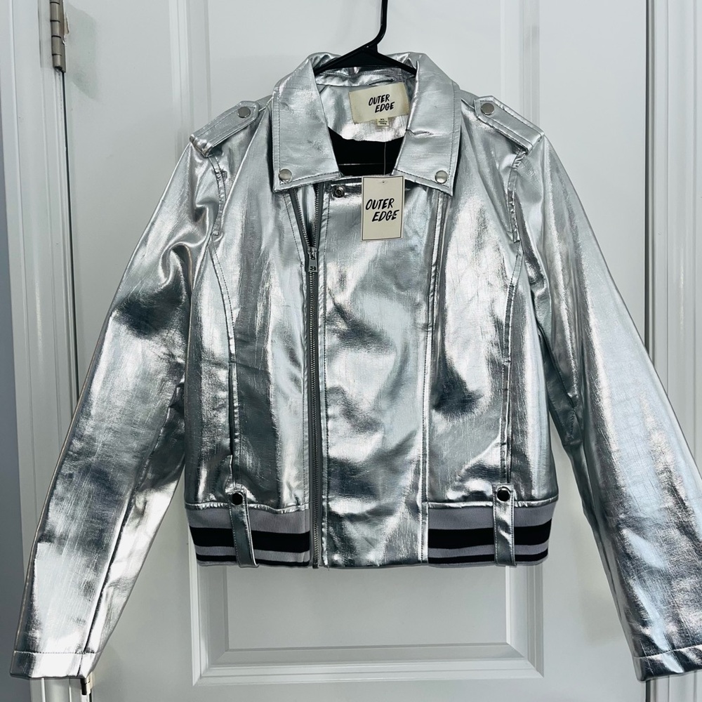 Silver Metallic Jacket
